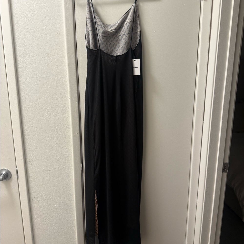 Miaou Thais Black slip dress - Picture 8 of 9